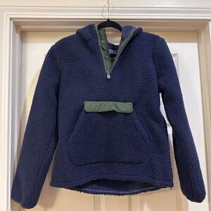 Save the Duck Sherpa pullover jacket | kids 14 | NWOT